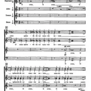 Sofort Bestellen O Crux for mixed chorus a cappella score (lat/en)