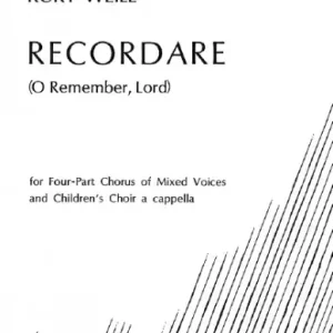 Recordare op. 11 (O Remember, Lord) for mixed chorus and children's choir a cappella Schnäppchen