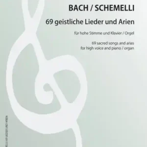 Ausverkauf 69 geistliche Lieder und Arien für hohe Stimme und Klavier/Orgel