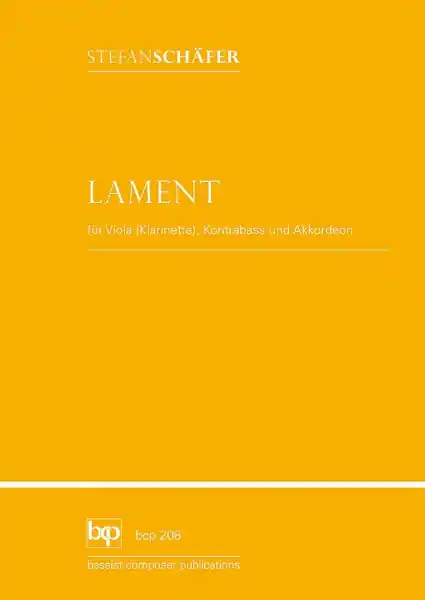 Jetzt Kaufen Lament für Viola (Klarinette), Kontrabass und Akkordeon