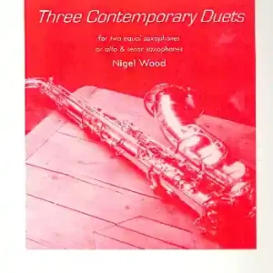 Preis Gesenkt 3 contemporary Duets for 2 saxophones (AA/TT)