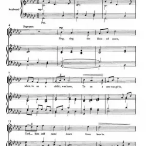 Neue Kollektion Sing Sing the blessed Morn for mixed chorus and keyboard