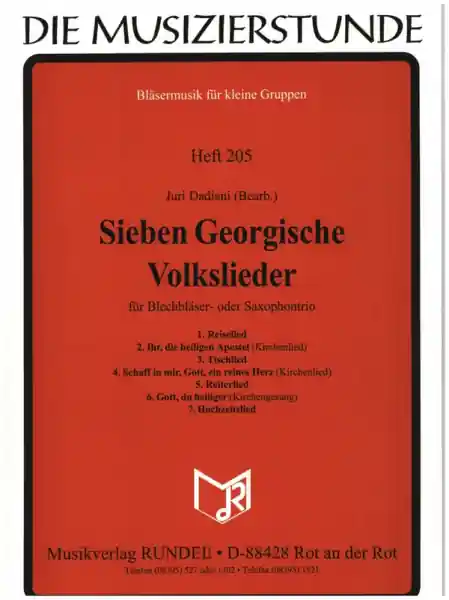 Neu Im Sortiment 7 georgische Volkslieder