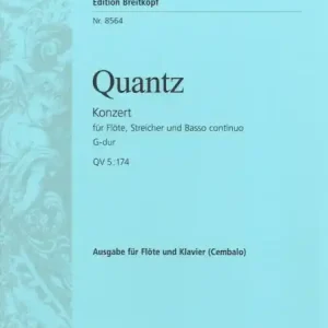 Direkt Vom Hersteller Konzert G-Dur für Flöte, Streicher und Bc