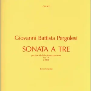 SONATA A TRE D-MOLL NR.11 FUER 2 VIOLINEN UND B.C. Jetzt Bestellen