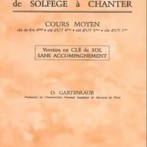 14 leçons de solfège à chanter : Cours Moyen Abverkauf