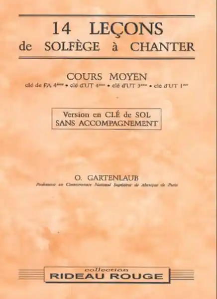 14 leçons de solfège à chanter : Cours Moyen Abverkauf