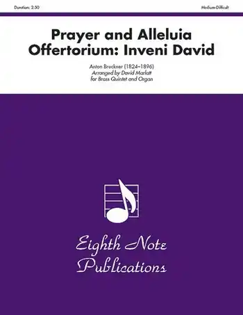 Meistverkauft Prayer and Alleluia (Offertorium: Inveni David) for brass quintet and organ