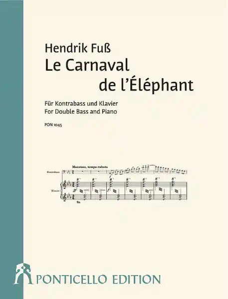 Sofort Bestellen Le Carnaval de l'Éléphant für Kontrabass und Klavier