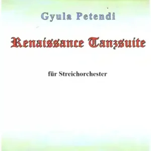 Jetzt Bestellen Renaissance Tanzsuite für Streichorchester