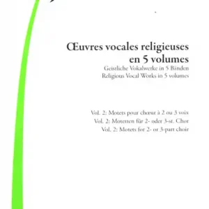 Heißes Angebot Oeuvres vocales religieuses en 5 volumes vol. 2 für gem Chor und Orgel