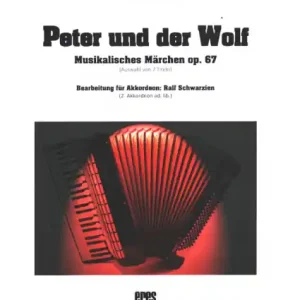 Solange Der Vorrat Reicht Peter und der Wolf op,67 für Akkordeon