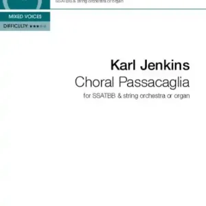 Zertifiziert Choral Passacaglia for mixed choir (SSATBB) and string orchestra (organ)