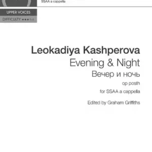 Evening & Night op.posth. for female chorus (SSAA) a cappella Heißes Angebot