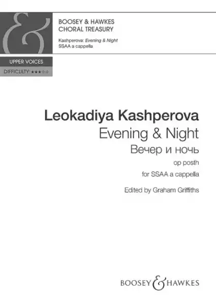 Evening & Night op.posth. for female chorus (SSAA) a cappella Heißes Angebot