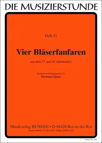 Ausverkauf Vier Bläserfanfaren