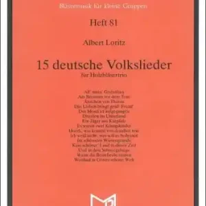 Sofort Bestellen 15 deutsche Volkslieder
