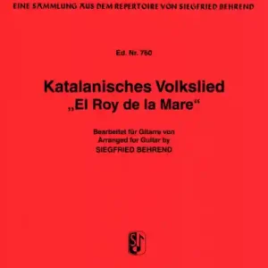 Katalanisches Volkslied 'El Roy de la Mare' Für Gitarre Heißes Angebot