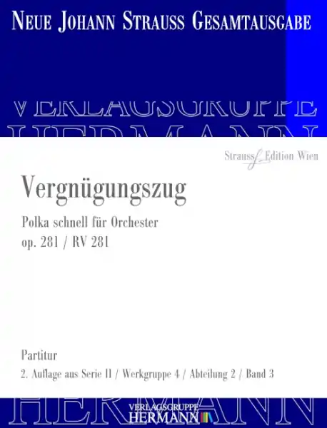 Vergnügungszug op. 281 RV 281 für Orchester Kostenloser Versand