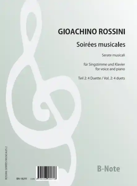 Soirées musicales Band 2: 4 Duette für 2 Singstimmen und Klavier Angebot