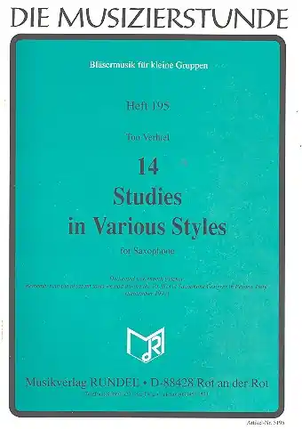14 Studies in various Styles Neu Im Sortiment