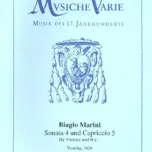 Schnäppchen Sonata Nr.4 und Capriccio op.8 für Violine und Bc
