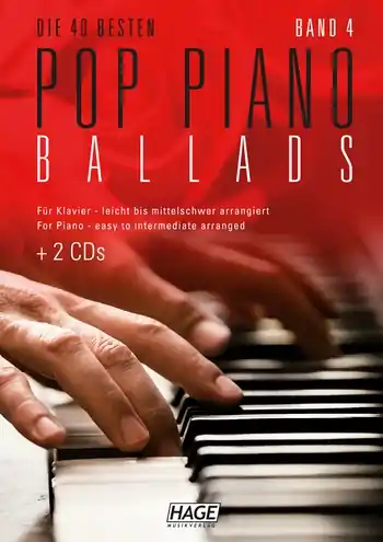 Echt Die 40 besten Pop Piano Ballads Band 4 (+2 CD's): für Klavier (Gesang/Gitarre)