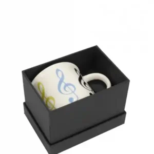 Tasse Violinschlüssel bunt 350ml (New Bone China) mit Geschenkbox Bestseller