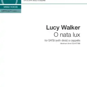 O nata lux for mixed choir (SATB divisi) a cappella Kracherpreis