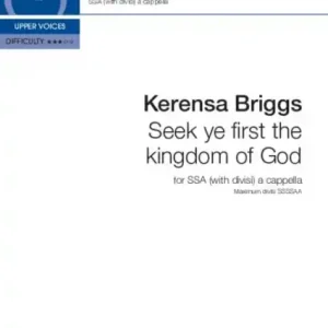 Meistverkauft Seek ye first the kingdom of God for female choir (SSA divisi) a cappella
