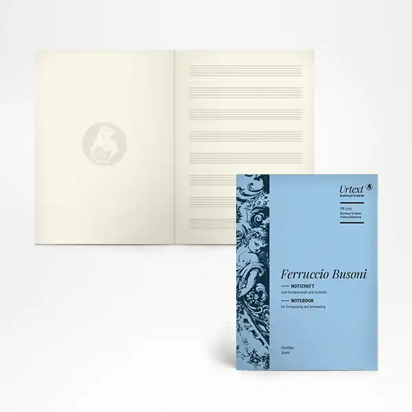 Top-Preis Notizheft zum Komponieren und Notieren Ferruccio Busoni