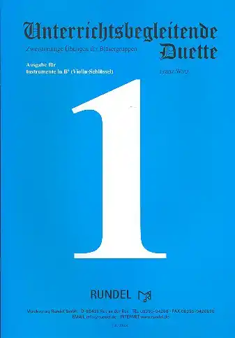 Unterrichtsbegleitende Duette 1 Neue Kollektion