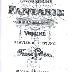 Ungarische Fantasie op.45 für Violine und Klavier Abverkauf