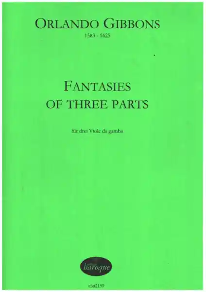 Fantasies on three Parts für 3 Viole da gamba Zertifiziert