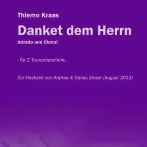 Danket dem Herrn Neue Ware