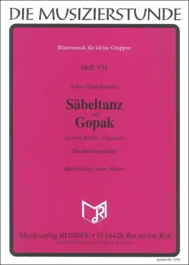 Jetzt Bestellen Säbeltanz und Gopak