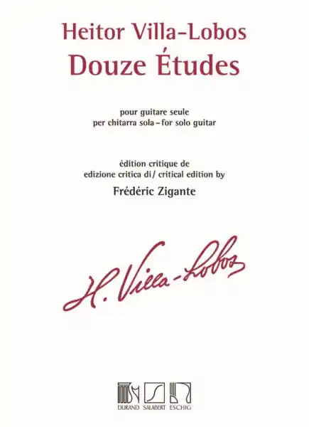 12 Études pour guitare Solange Der Vorrat Reicht
