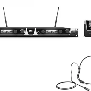 Abverkauf LD Systems U518 HBH 2 Funkmikrofon System, Bodypack, Headset + Handmikro