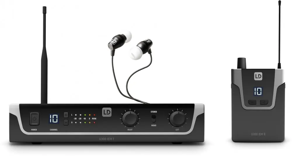 Letzte Chance LD Systems U308 IEM HP - In-Ear Monitoring-System mit Ohrhörern