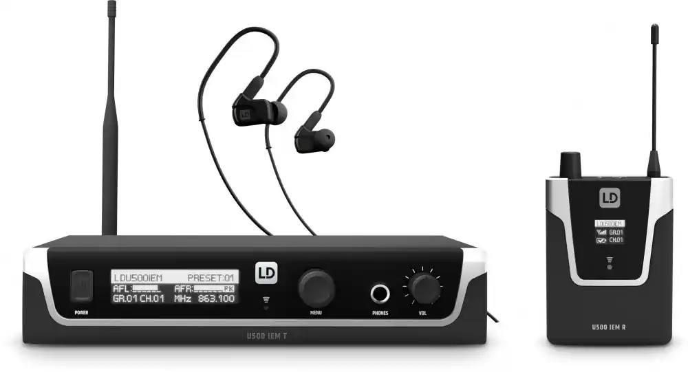 Nur Für Kurze Zeit LD Systems U505 IEM HP - In-Ear Monitoring-System mit Ohrhörern