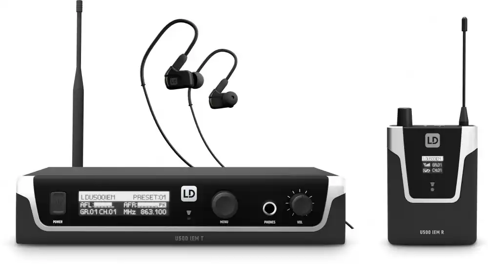 Kracherpreis LD Systems U508 IEM HP - In-Ear Monitoring-System mit Ohrhörern