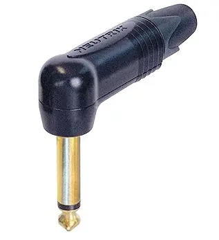 Neutrik NP 2 RXB 6,3 mm Winkelklinke mono schwarz Kracherpreis