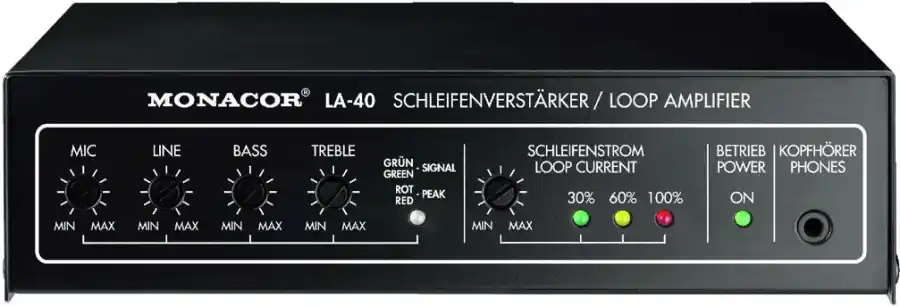 Markenware MONACOR LA-40 Schleifenverstärker
