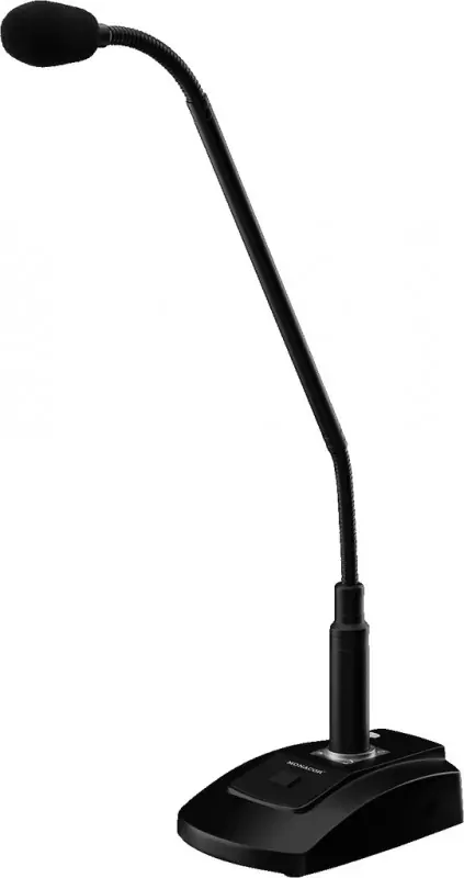 MONACOR ECM-300DT ELA-PTT-Tischmikrofon mit integriertem Dante®-Modul Jetzt Kaufen