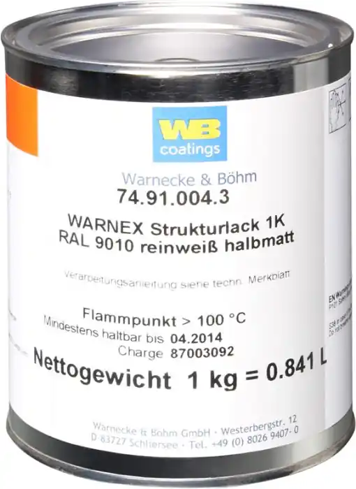 Rabatt Adam Hall Hardware 0131 WHI Strukturlack weiß 1 kg