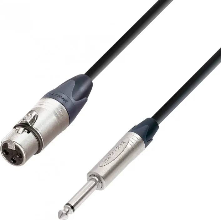Adam Hall Cables K5 MFP 0150 Mikrofonkabel Neutrik XLR female auf 6,3 mm K Solange Der Vorrat Reicht