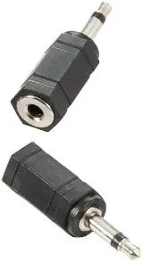 Adam Hall Connectors 7555 Adapter 3,5 mm stereo Klinke female auf 3,5 mm m Begrenztes Angebot