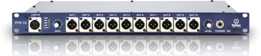 Rabatt Palmer Pro PRESS PATCH BOX 10 Pressesplitter 10 Kanal