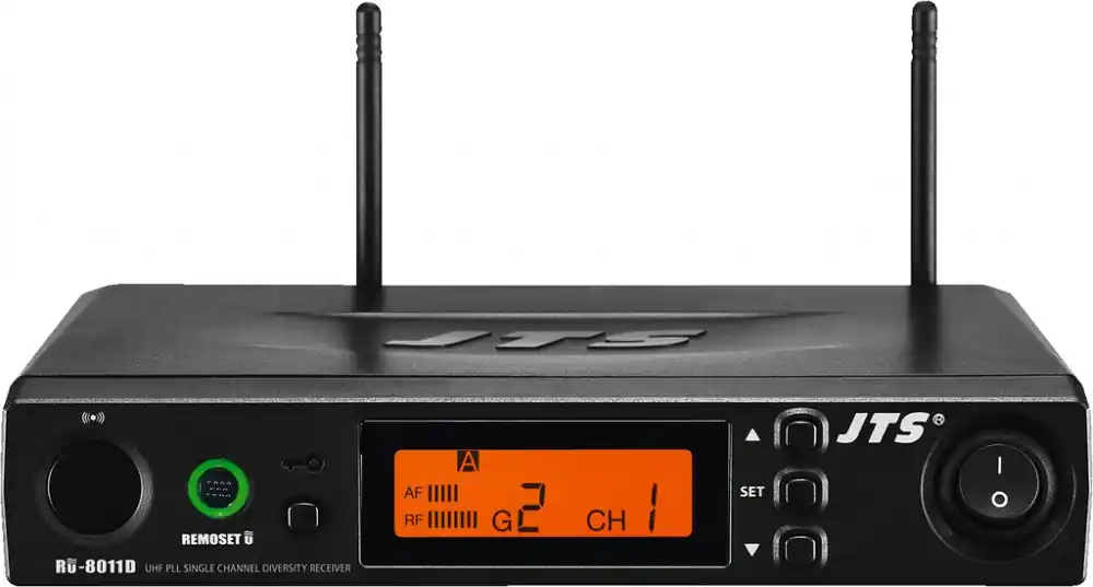 Abverkauf JTS RU-8011D/5 Diversity-UHF-PLL-Breitband-Empfänger