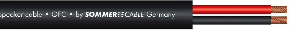 SOMMER CABLE Lautsprecherkabel 2x2,5 100m sw FRNC Meistverkauft